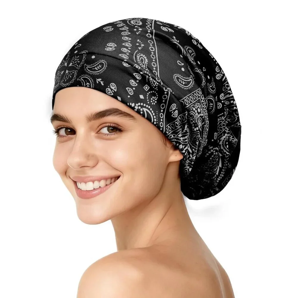 Silk Beanie Ladies Men Adjustable 22MM Mulberry Sleep Chemo Headwear
